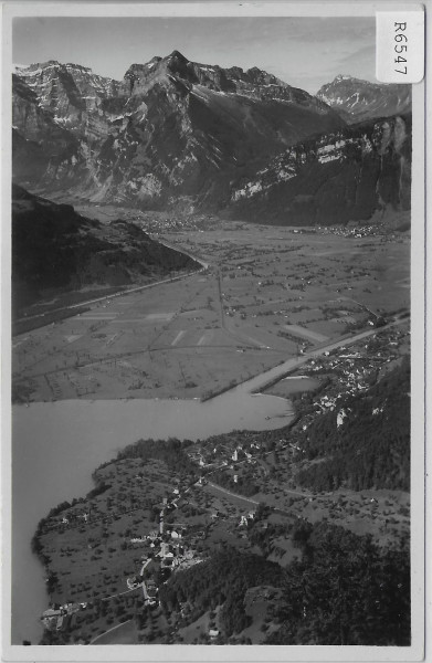Weesen, Linthebene und Glarneralpen
