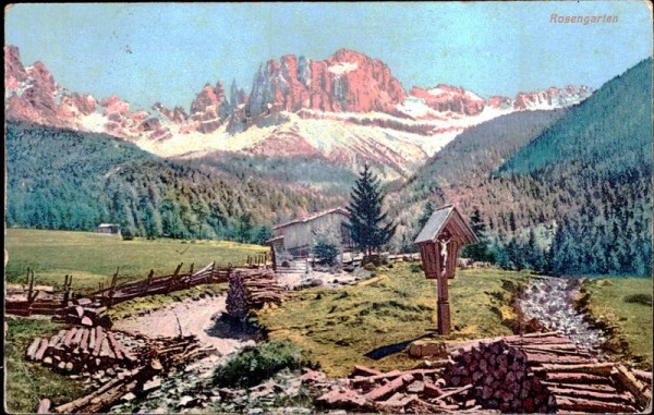 Rosengarten - Bozen Vorderseite