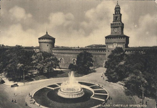 Milano - Castello Sforzesco Vorderseite