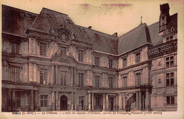 Le Château, L'Alle de gaston d'Orléans, oeuvre de Francois Mansard, Die Gasse von Orleans Gaston, Arbeit von Francois Mansart Vorderseite