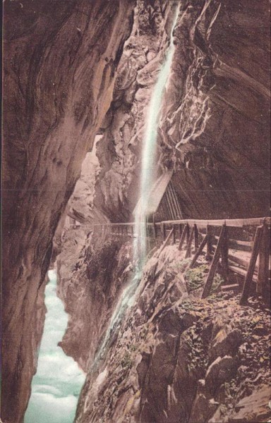 Ragaz-Pfäfers, Taminaschlucht Vorderseite