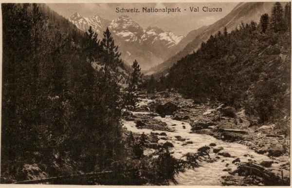 Schweizerischer Nationalpark, Val Cluoza Vorderseite