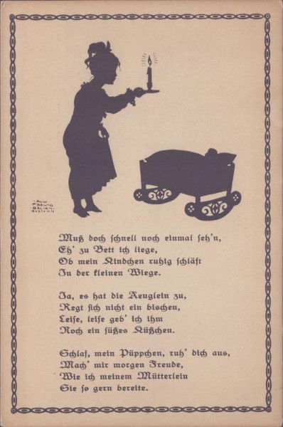 Muss doch schnell noch einmal seh'n... Vorderseite