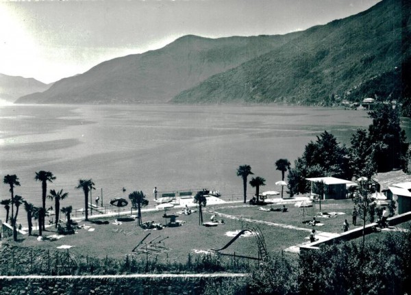 Brissago, Lido - Strandbad Vorderseite