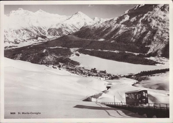St. Moritz, Corviglia Vorderseite