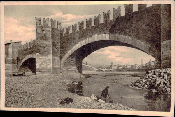 Verona - Ponte Scaligero Vorderseite