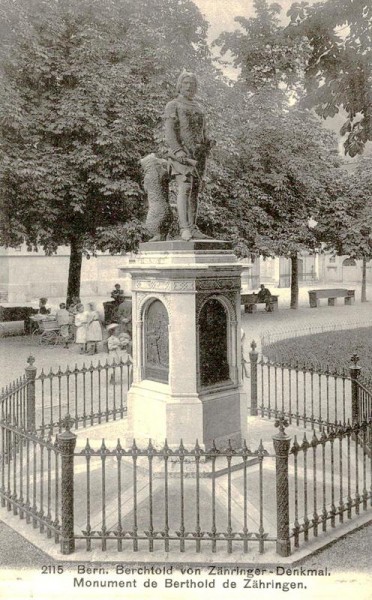 Zähringerdenkmal in Bern Vorderseite