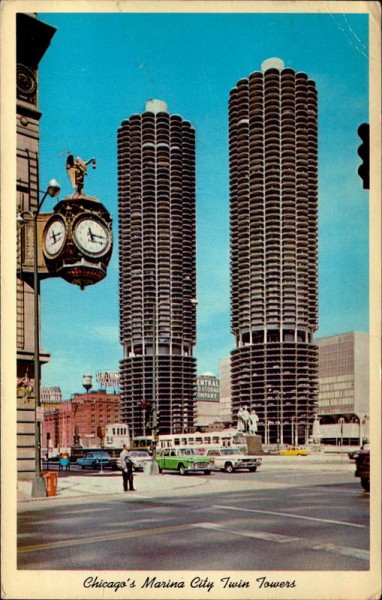 Chicago Twin Towers Vorderseite
