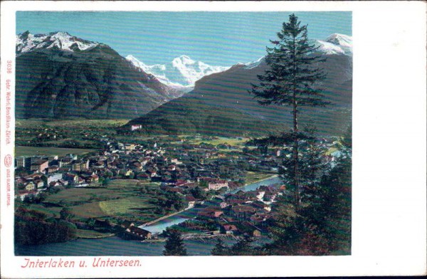 Interlaken und Unterseen Vorderseite