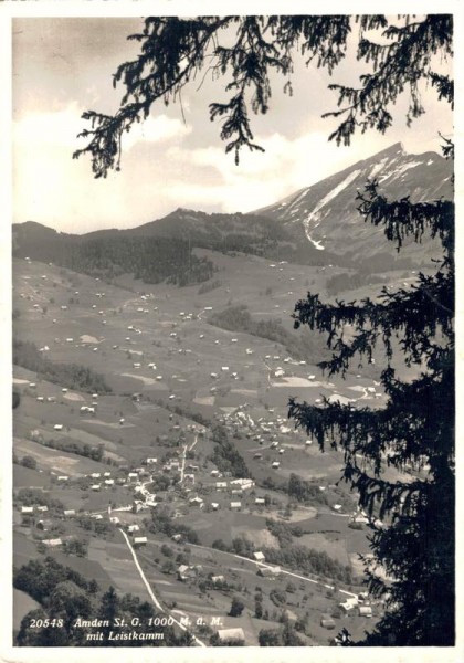 Amden mit Leistkamm 1946 Vorderseite