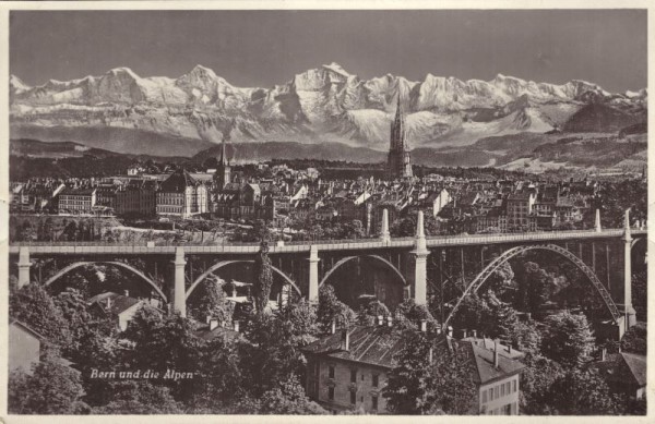 Bern und die Alpen
