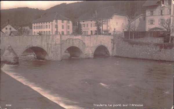 Travers. Le pont sur l'Areuse Vorderseite