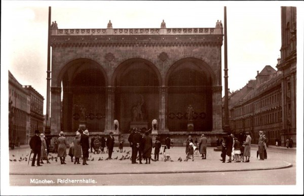 München, Feldherrnhalle Vorderseite