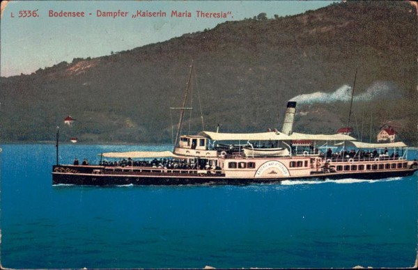 Bodensee-Dampfer Kaiserin Maria Theresia Vorderseite