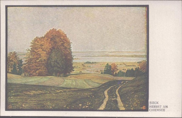 Sieck, Herbst am Chiemsee Vorderseite