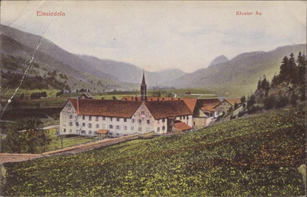 Einsiedeln, Kloster Au Vorderseite