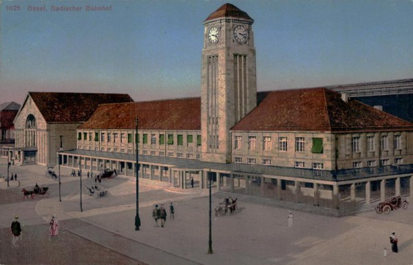 Basel, Badischer Bahnhof Vorderseite