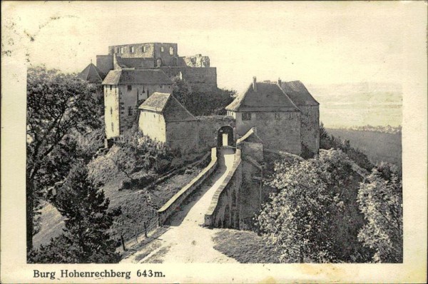 Burg Hohenrechberg Vorderseite