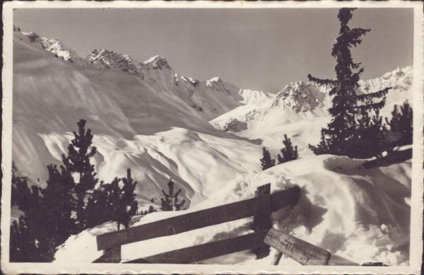 Arosa Rothornkette 2800m. 1936