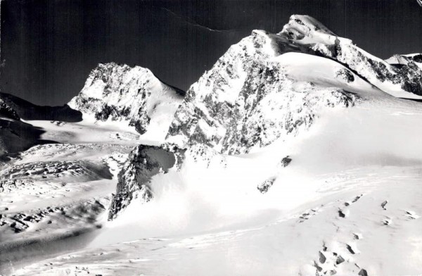 Saas-Fee, Rimpfischhorn u. Allalinhorn Vorderseite