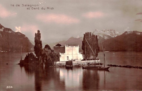 Ile de Salagnon et Dent du Midi Vorderseite