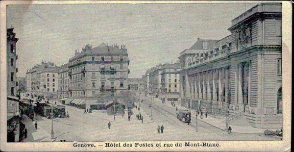 Genève, Hôtel des Postes Vorderseite
