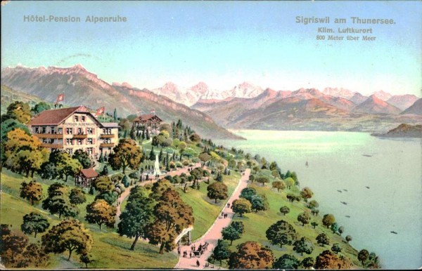 Hotel Pension Alpenruhe  Vorderseite