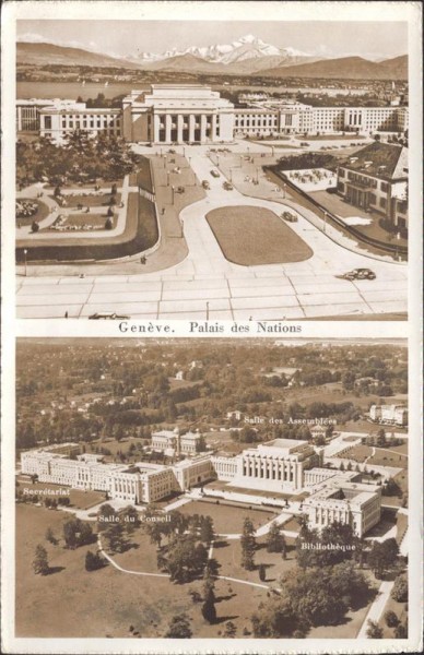Palais de Nations (Genève) Vorderseite