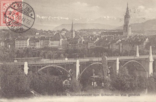Bern (Generalansicht vom Schänzli)