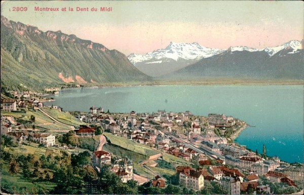Montreux et la Dent du Midi Vorderseite