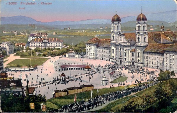 Einsiedeln - Kloster Vorderseite