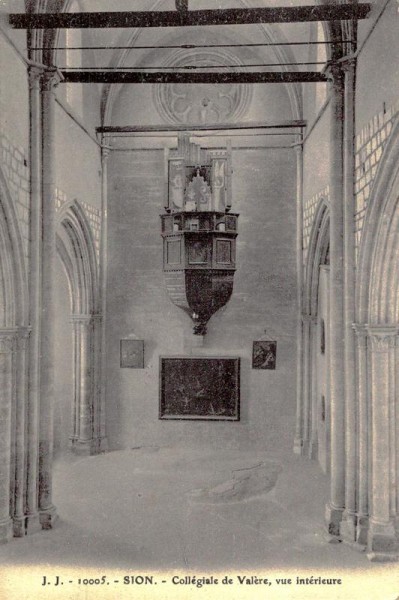 Collégiale de Valère, Sion Vorderseite