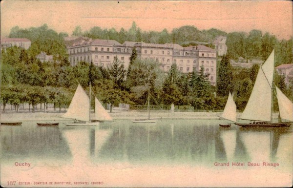 Ouchy Grand Hotel Beau Rivage Vorderseite