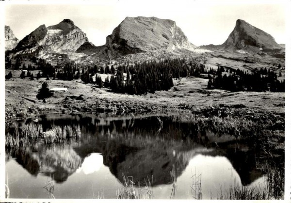 Alp Sellamatt mit Churfirsten Vorderseite