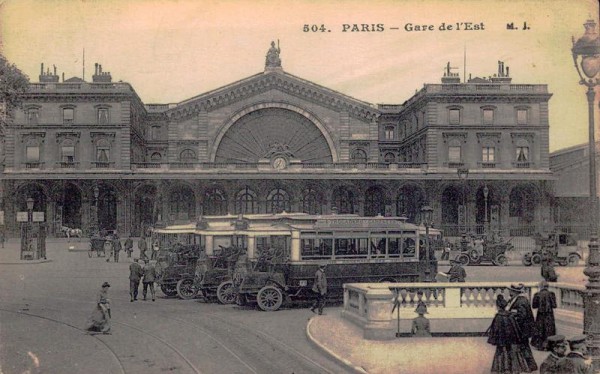 Paris - Gare de l'Est Vorderseite