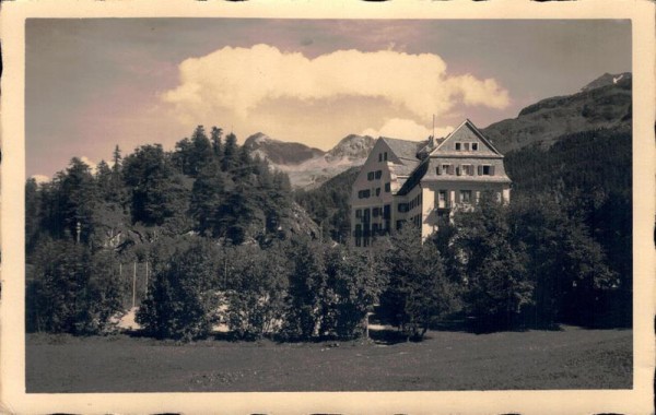 Sils-Maria im Engadin, Hotel Alpenrose Vorderseite