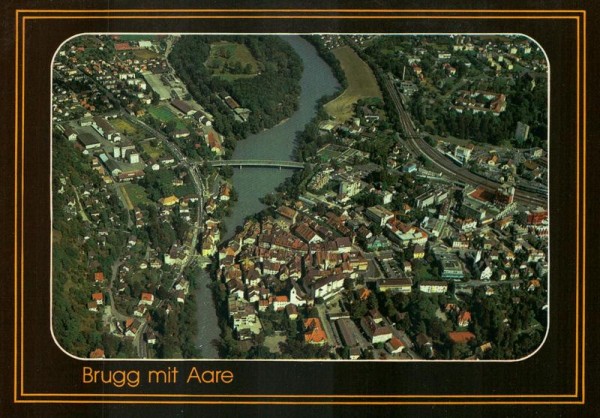 Brugg mit Aare Vorderseite