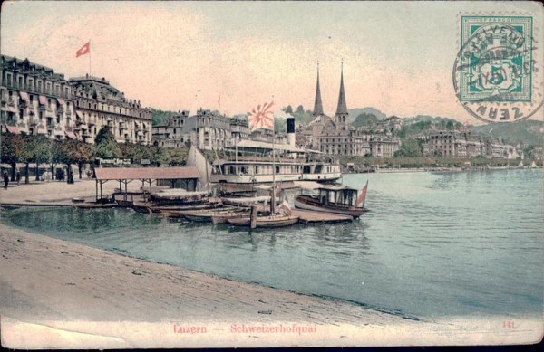 Luzern - Schweizerhofquai Vorderseite