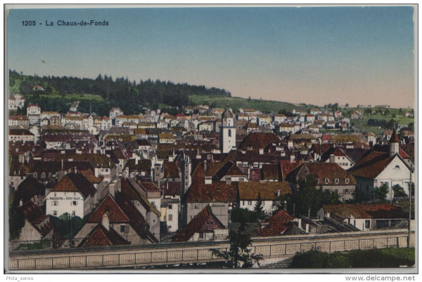 La Chaux de Fonds - Vue generale - 1205