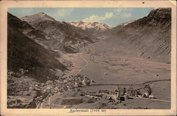 Andermatt (1444 m) Vorderseite