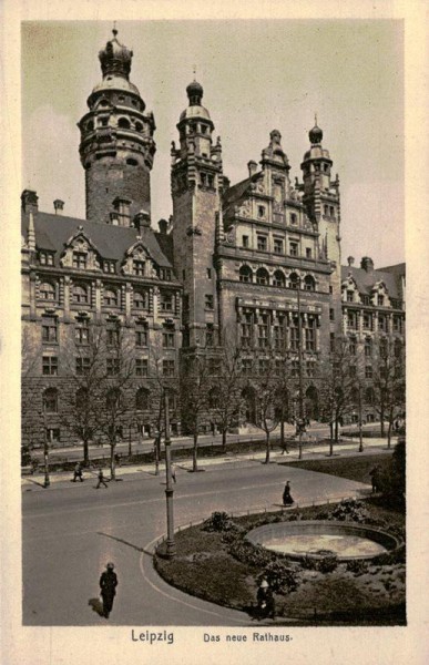 Leipzig - Das neue Rathaus Vorderseite
