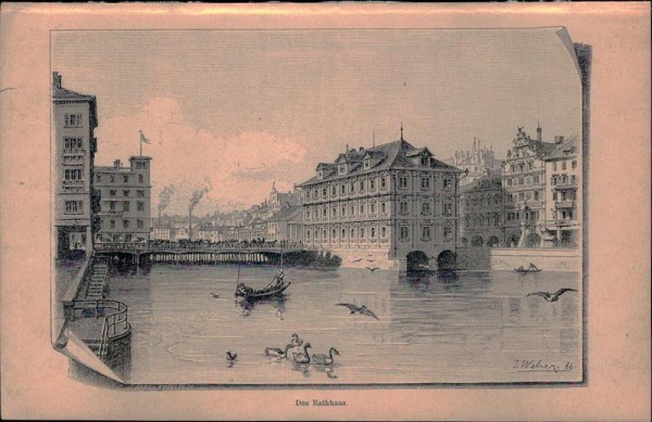 Zürich, Rathaus Vorderseite