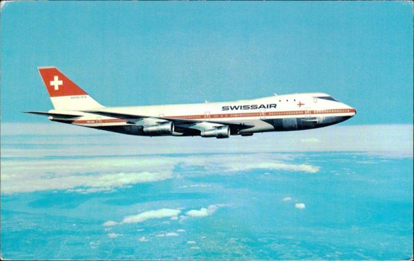 Boeing 747-257 B, Swissair Vorderseite