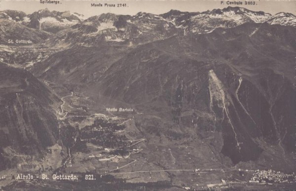Airolo - St. Gottardo Vorderseite