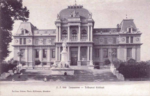 Lausanne - Tribunal Fédéral