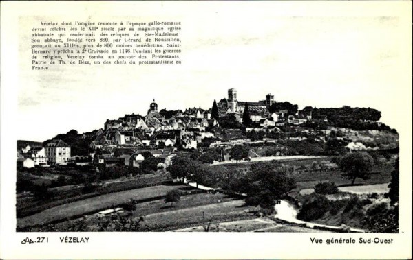 Vézelay Vorderseite