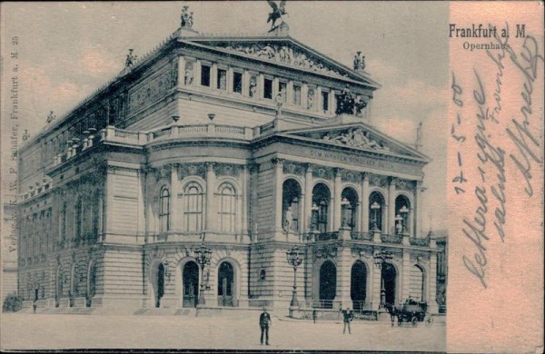 Frankfurt am Main - Opernhaus Vorderseite