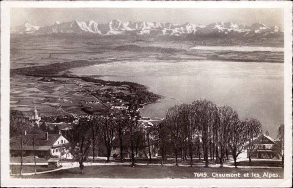 Chaumont et les Alpes