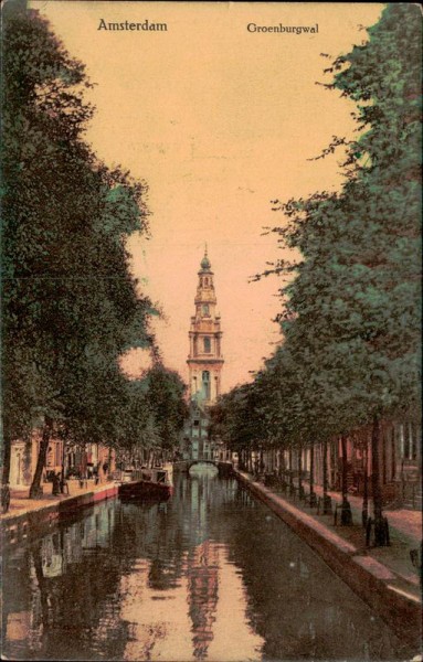 Amsterdam, Groenburgwal Vorderseite
