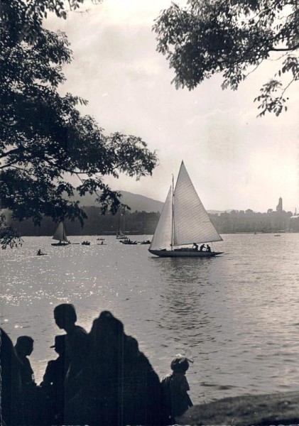 Zürich. Partie am Zürichsee. 1946 Vorderseite